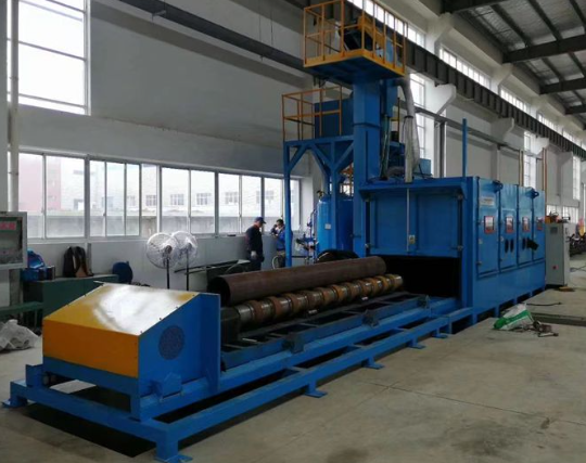 万宁喷砂机在管道除锈中的现场施工应用